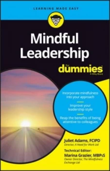Image of Mindful Leadership for Dummies by Juliet Adams Paperback