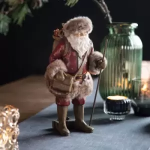 Image of Crossland Grove Hanford Woodland Santa Figure 155x130x300mm