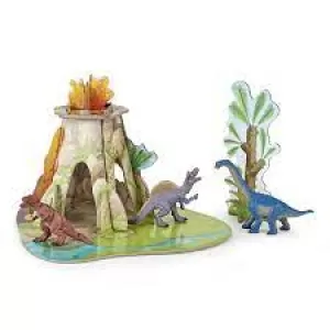 image of Papo Mini Papo Mini Land of Dinosaurs Toy Playset, 3 Years or...