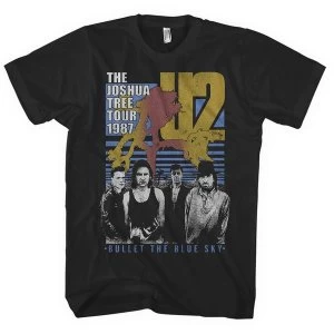 Image of U2 - Bullet The Blue Sky Mens Large T-Shirt - Black