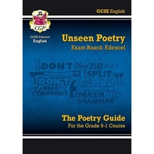 Image of New Grade 9-1 GCSE English Literature Edexcel Unseen Poetry Guide Paperback / softback 2018