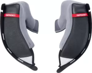 Image of HJC RPHA 11 Cheek Pads, grey, Size 40 40 mm, grey, Size 40 40 mm