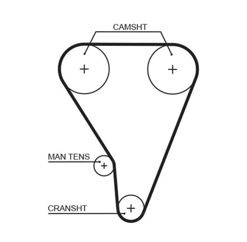 Image of GATES Timing Belt GATES T176RB