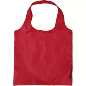 Image of Bullet Bungalow Foldable Polyester Tote (Pack Of 2) (39 x 40cm) (Red)
