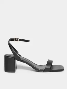 Image of Long Tall Sally 2 Part Block Heel - Black, Size 11, Women