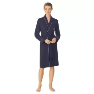 Lauren by Ralph Lauren Essentials quilted collar robe - Purple