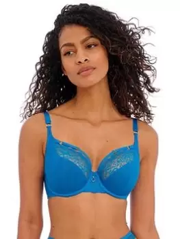 Image of Freya Temptress Plunge Bra - Blue Size 32Dd, Women