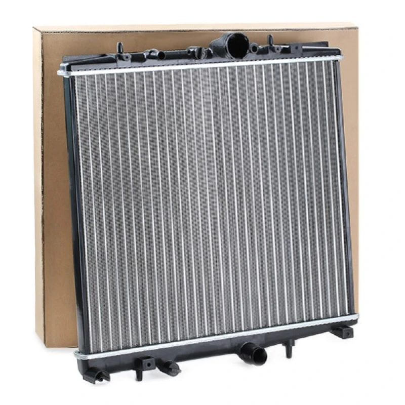 Image of RIDEX 470R0326 Engine radiator Aluminium, Brazed cooling fins, without frame Radiator,engine cooling (470)