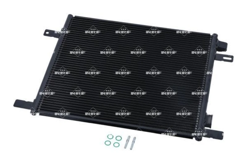 Image of NRF 350505 Condenser EASY FIT with seal ring, with nitrogen filling Aluminium Condenser,air conditioning (448)
