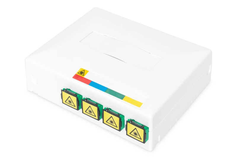 Image of Digitus FTTH enclosure with 4 x SC SX couplers