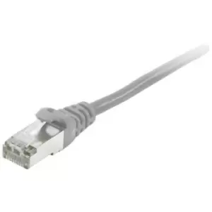 Image of Equip 605502 RJ45 Network cable, patch cable CAT 6 S/FTP 3m Grey gold plated connectors