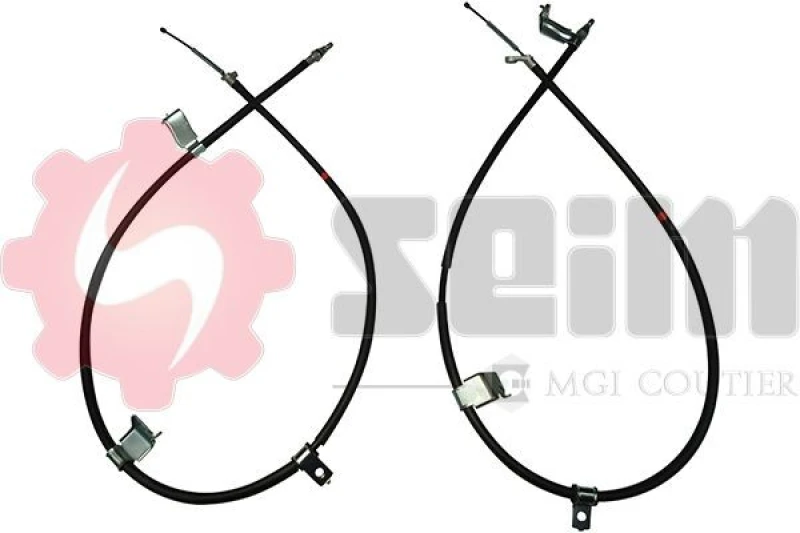 Image of Handbrake cable SEIM 805065