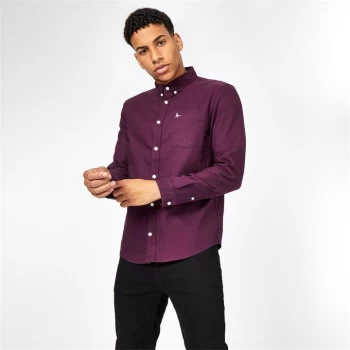 image of Jack Wills Wadsworth Classic Oxford Shirt - Purple