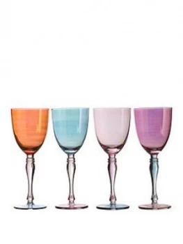 image of Premier Housewares Aurora Wine Glasses Set Of 4