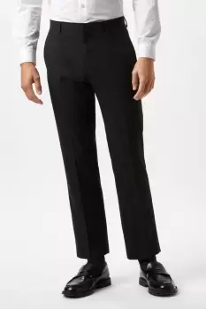 Image of Mens Tailored Fit Charcoal Essential Suit Trousers