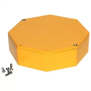Image of Hammond 1590STPCYL Stomp Box Diecast Enclosure Octagon 133 x 133 x...