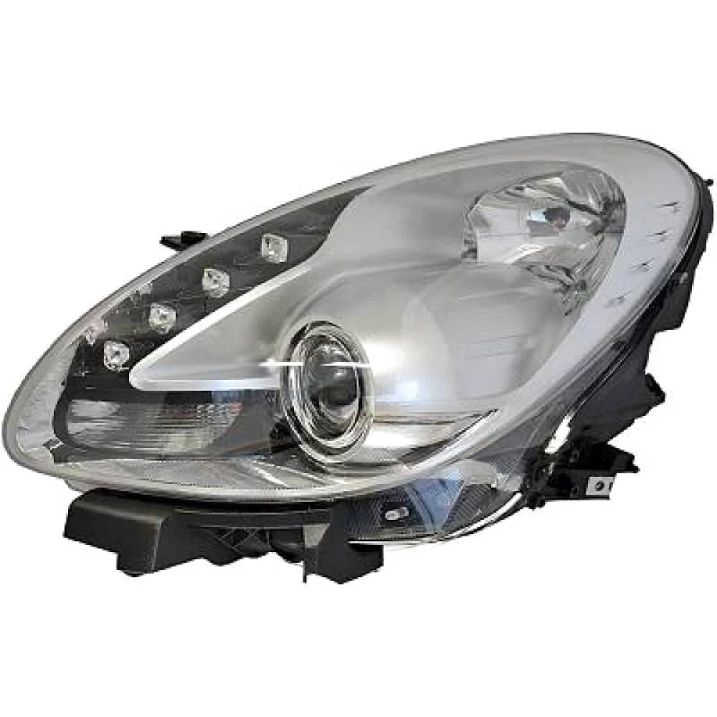 Image of DIEDERICHS 3042081 Headlights H1, Left, with motor for headlamp levelling Headlight (259)