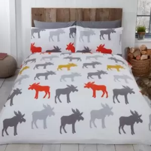 Image of Rapport Home Furnishings Rapport Home Moose Duvet Set Orche King