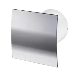Image of Manrose DECO100TC 100mm (4inch.) Bathroom Extractror Fan with Integral Timer & Aluminium Front Cover