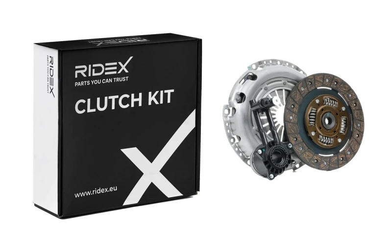 Image of RIDEX 479C3068 Clutch with central slave cylinder, without sensor, three Piece Plastic Clutch Kit (479)