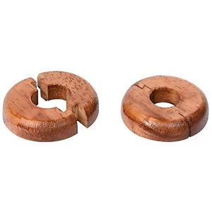 Image of Vitrex Real Wood Pipe Surrounds Medium Oak - Pack of 2