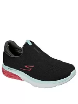 image of Skechers Go Walk Air 2.0 Plimsolls, Black, Size 4, Women