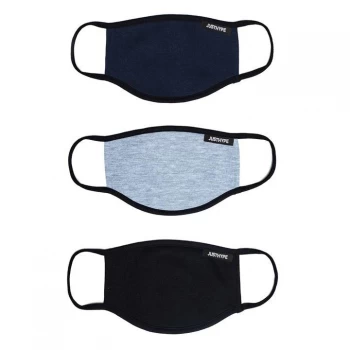 Image of Hype Face Mask 3 Pack Adults - Dark