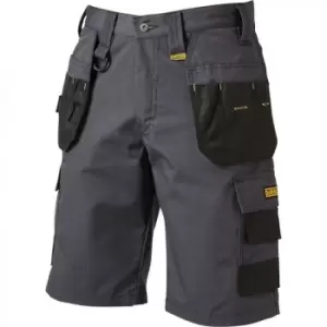 image of DEWALT Mens Cheverley Cargo Shorts (34R) (Grey) - Grey