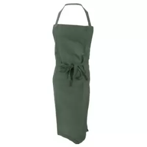 Image of Jassz Bistro Bib Apron / Hospitality & Catering (Pack of 2) (One Size) (Bottle Green)