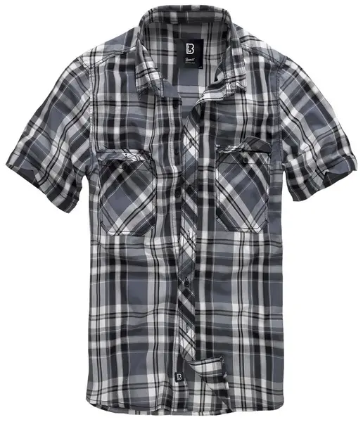 Image of Brandit Roadstar Short-sleeved Shirt Black anthracite L Men