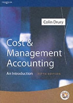 Image of Cost and Management Accounting by Colin Drury and Colin Drury Paperback