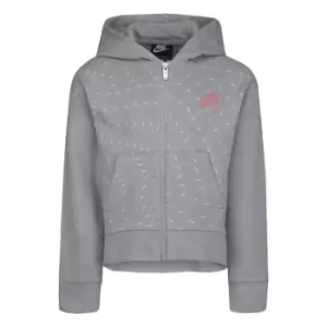 image of Nike Essential AOP Zip Hoody Infant Girls - Grey