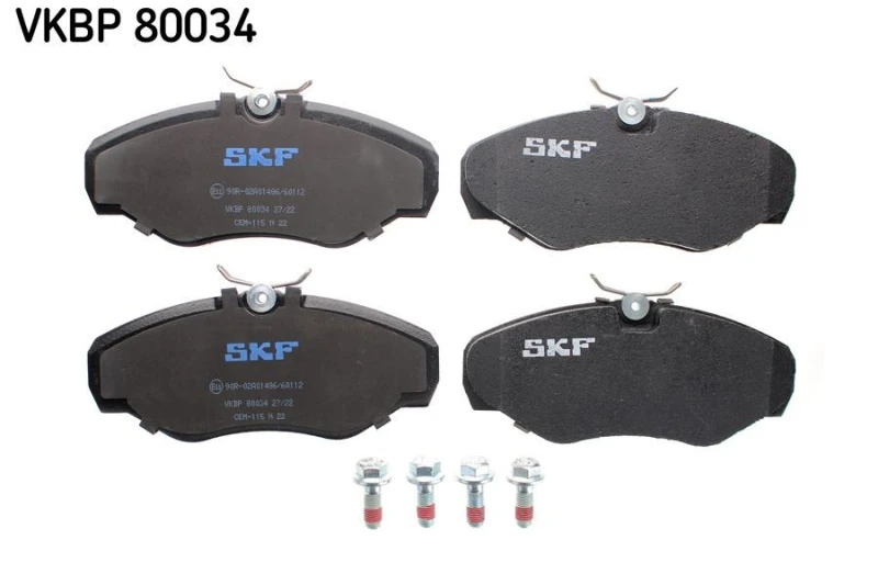 Image of SKF Brake pad set SKF VKBP 80034