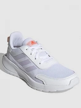 Image of adidas Kids Unisex Tensaur Run - White/Purple, White/Purple, Size 13