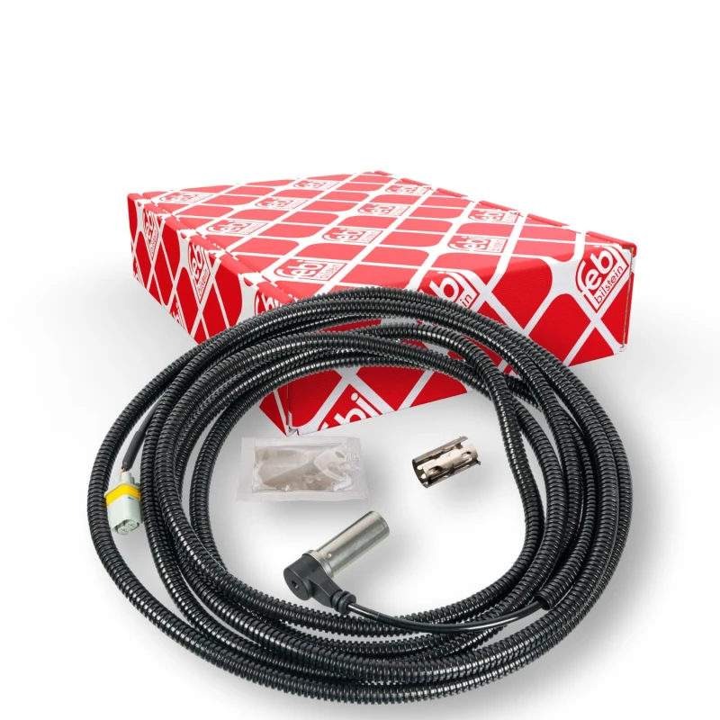 Image of FEBI BILSTEIN 170611 ABS Sensor Front Axle, with synthetic grease Sensor,wheel speed (412)