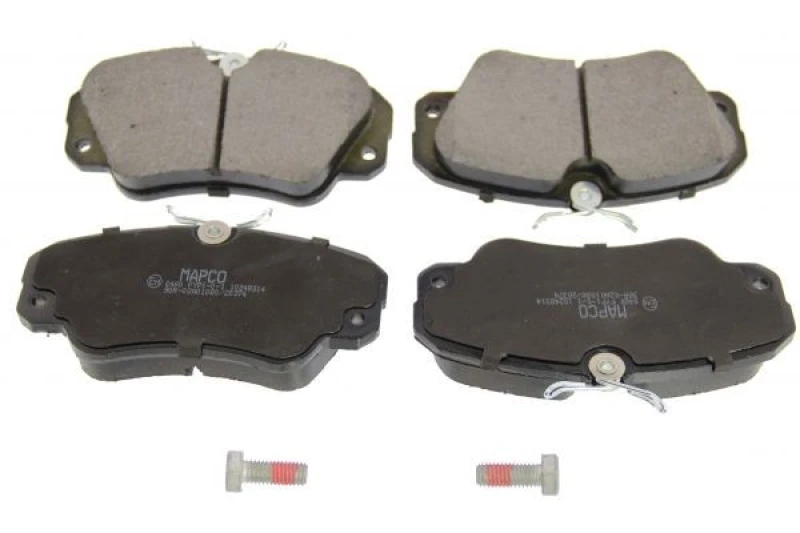 Image of MAPCO 6460 Brake pad set Front Axle, with anti-squeak plate Brake Pad Set,disc brake (402)