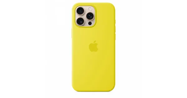 Image of Apple Silicone Case with MagSafe' for iPhone 16 Pro Max - Star Fruit