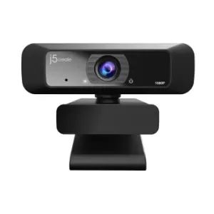 Image of j5create JVCU100 USB HD Webcam with 360° Rotation, 1080p Video...