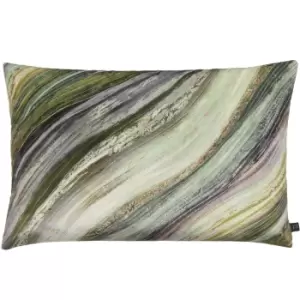 image of Heartwood Velvet Cushion Evergreen