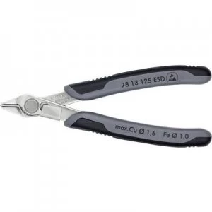 image of ESD Print pliers flush-cutting 125mm Knipex Super-Knips 78 13 125 ESD