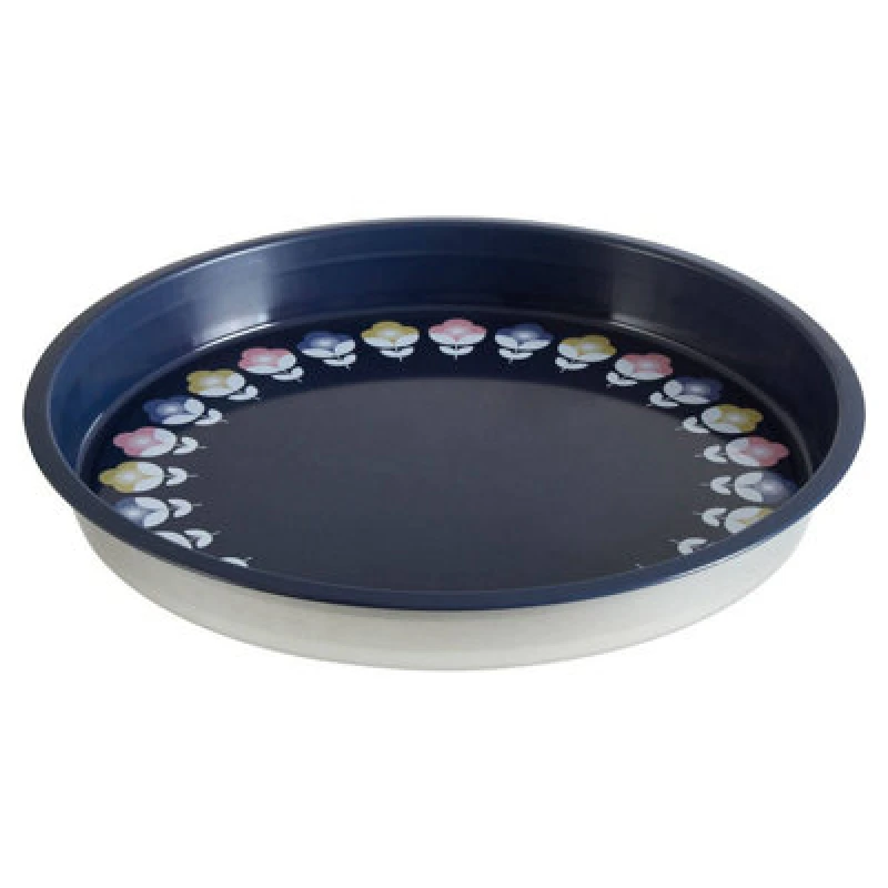 Image of Premier Housewares Paice Joni Serving Tray, Robust Tin Material Blue