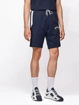 image of Hugo Boss Athleisure Headlo Jersey Shorts Navy Size L Men