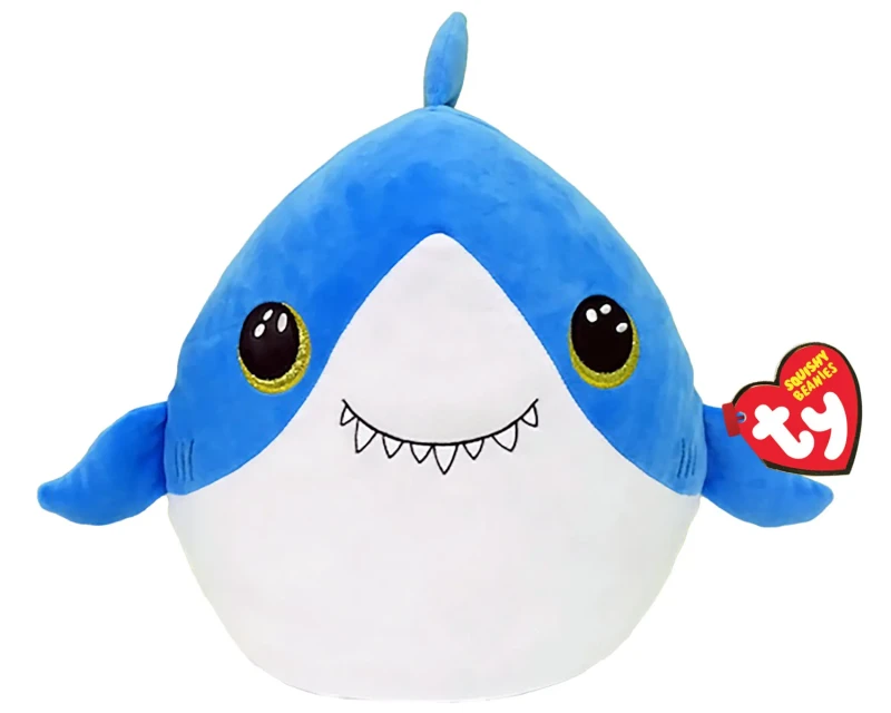 Image of Ty Squishy Beanie Finsley the Shark 10" Multi unisex