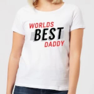 Image of Worlds Best Daddy Womens T-Shirt - White - 5XL