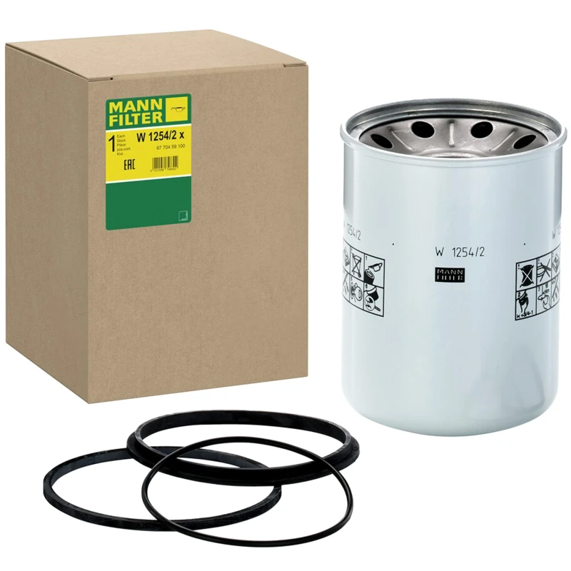 Image of MANN-FILTER W 1254/2 x Filter, operating hydraulics Filter,operating hydraulics (536)