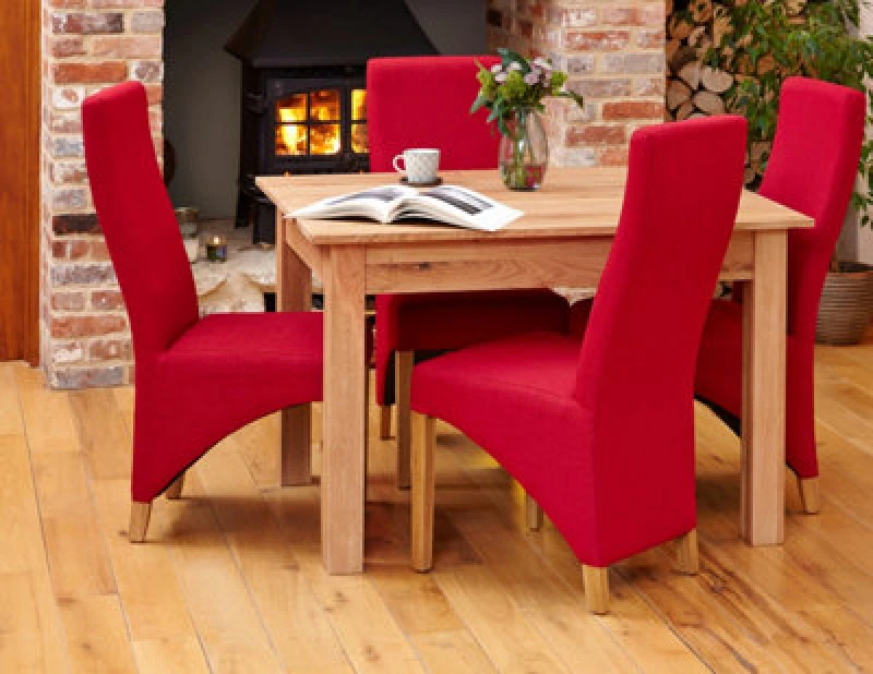 Image of Baumhaus Mobel Oak Dining Table (4 Seater)