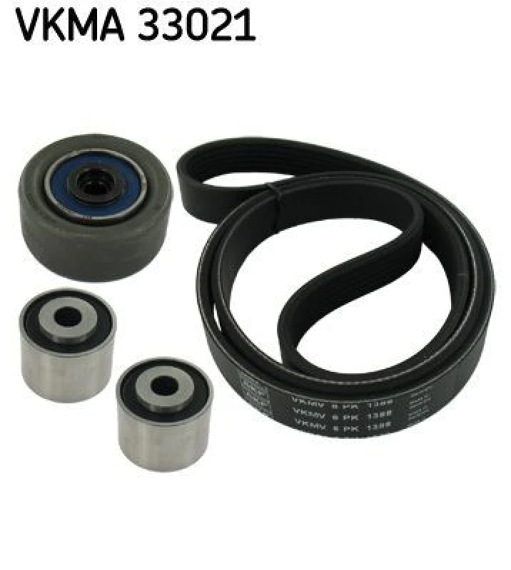 Image of SKF V-Ribbed Belt Set SKF VKMA 33021