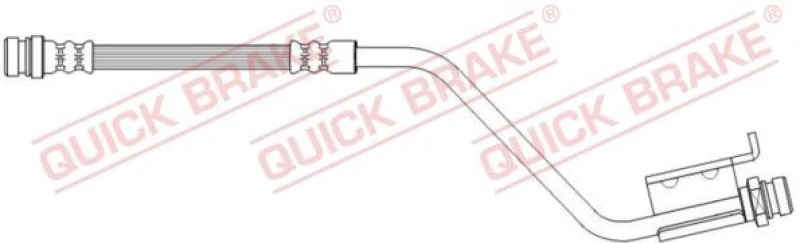 Image of QUICK BRAKE Brake hose QUICK BRAKE 22.946