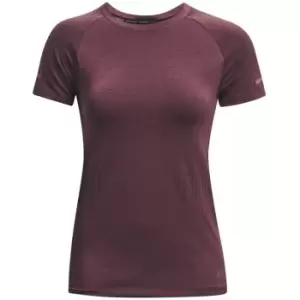 Image of Under Armour Run Short Sleeve T Shirt Womens - Purple