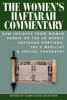 Image of Womens Haftarah Commentary by Rabbi Elyse Goldstein Paperback